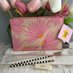 Nwt Kate spade pencil case pouch set